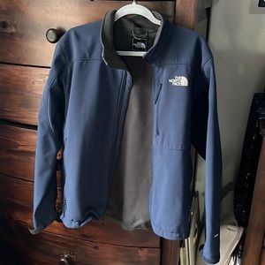 Navy north face jacket